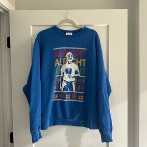 Barstool Sports Blue Graphic Sweatshirt